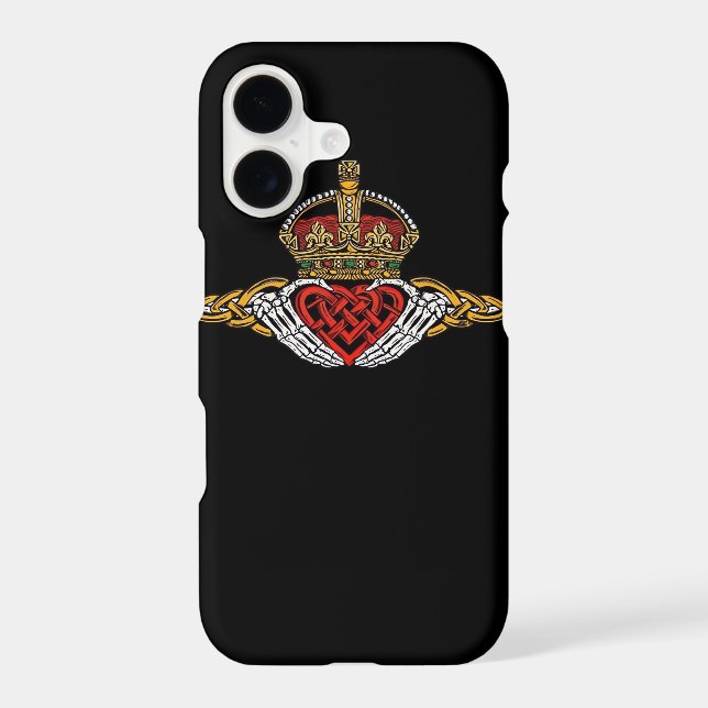 Skeleton Claddagh Colour (Back)
