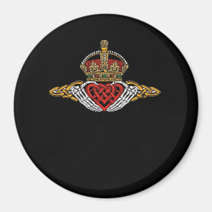 Skeleton Claddagh Colour Magnet