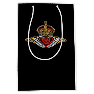 Skeleton Claddagh Colour Medium Gift Bag