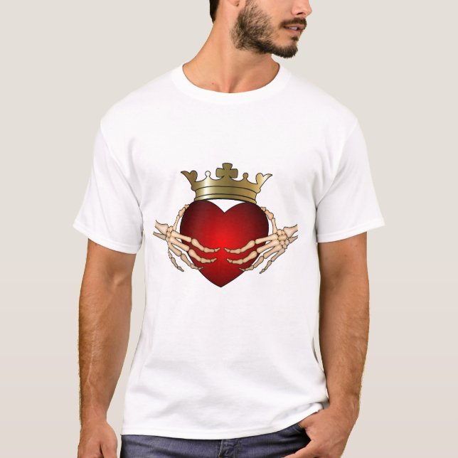 Skeleton Claddagh T-Shirt (Front)