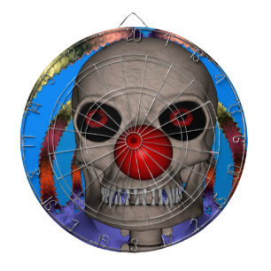 Skeleton Clown Dartboard