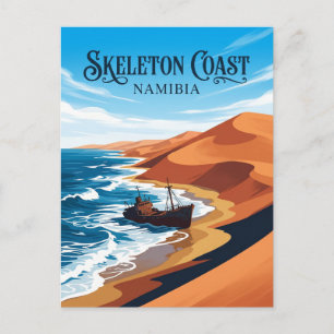 Skeleton Coast Namibia Postcard