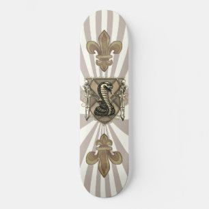 Skeleton Cobra Shield  Skateboard