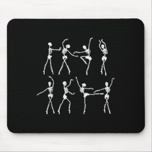 Skeleton Costume Ballerinas Ballet Dance Cute Hall Mouse Pad