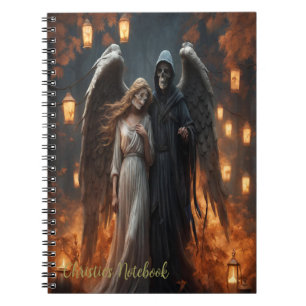 Skeleton Couple, Dark Romance Notebook