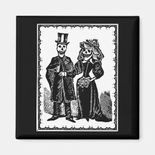 Skeleton Couple - Magnet #1 (Customise)