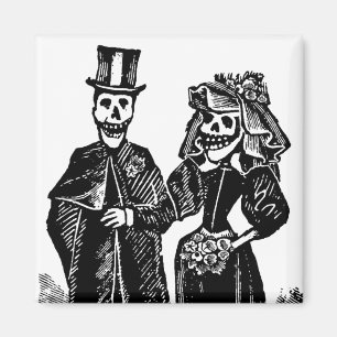 Skeleton Couple - Magnet #3