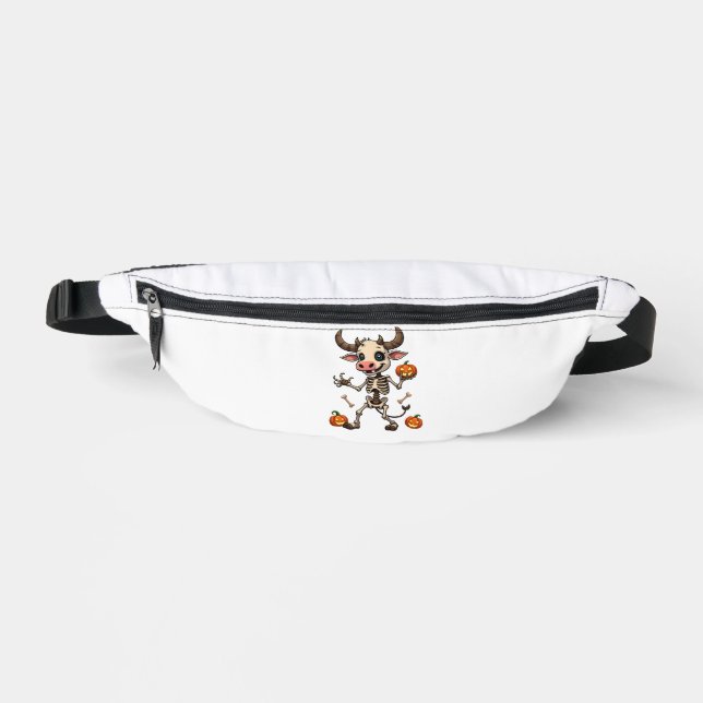 Skeleton Cow Parade Bum Bags (Front)