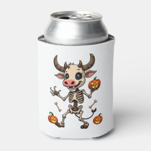 Skeleton Cow Parade Can Cooler