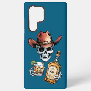 Skeleton Cowboy for Tequila & Whiskey Lovers Samsung Galaxy Case
