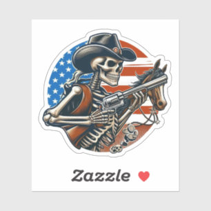 Skeleton Cowboy USA