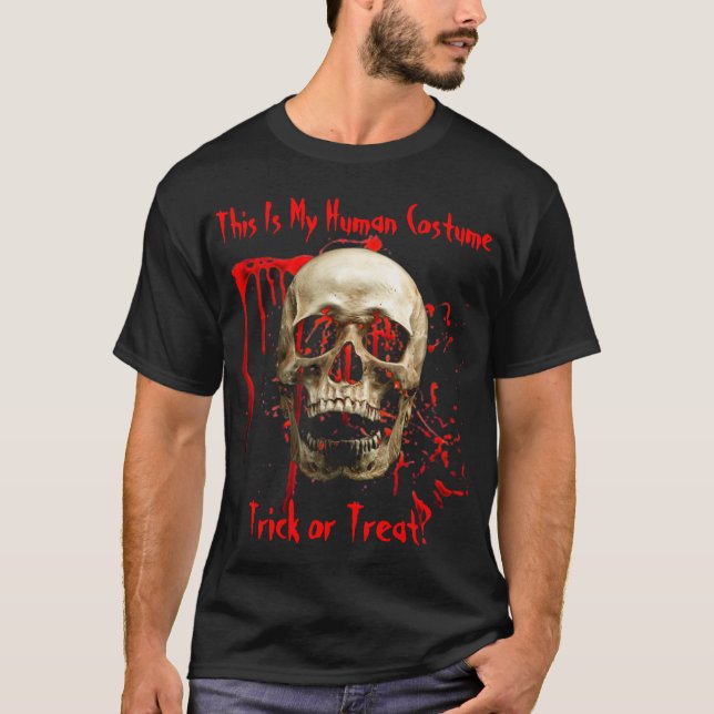 Skeleton Crew Bloody Halloween T-Shirt (Front)