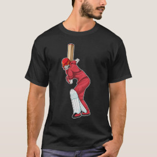 Skeleton Cricket Cricket bat T-Shirt
