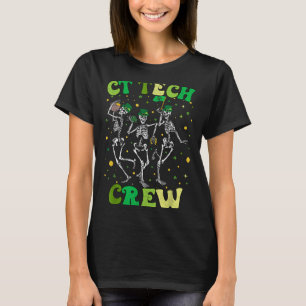 Skeleton CT Tech Crew St Patricks Computed T-Shirt