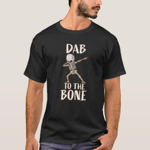 Skeleton Dab Dabbing Halloween Funny Skull Party Q T-Shirt