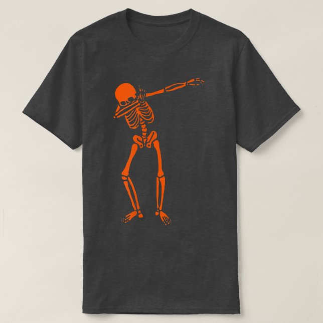 Skeleton Dab Dance  T-Shirt (Design Front)