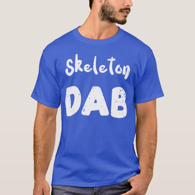 Skeleton Dab Halloween T-Shirt (Front)