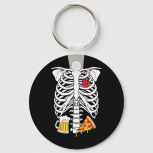 Skeleton Dad Halloween Pregnancy Couples Costumes  Key Ring