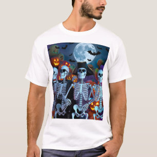 Skeleton Dance-Off Halloween  T-Shirt
