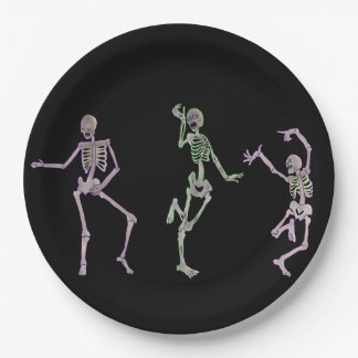 Skeleton Dance  Paper Plate