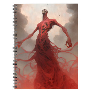 Skeleton Demon Creature Dark Fantasy Horror Notebook