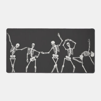 Skeleton Design Halloween Desk mat.  Desk Mat
