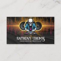 Skeleton Dj | Music Speakers Equalizer Background