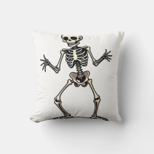 Skeleton Doing the Dab � Funny Halloween Dance Shi Cushion