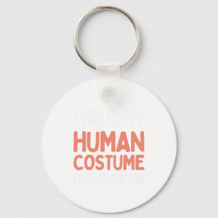 Skeleton Drabbing Dance Halloween  Key Ring