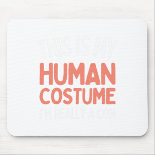 Skeleton Drabbing Dance Halloween Mouse Pad