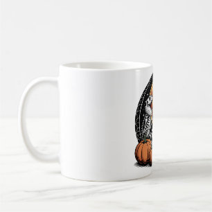 Skeleton Dragons Toasting Halloween Beer Coffee Mug
