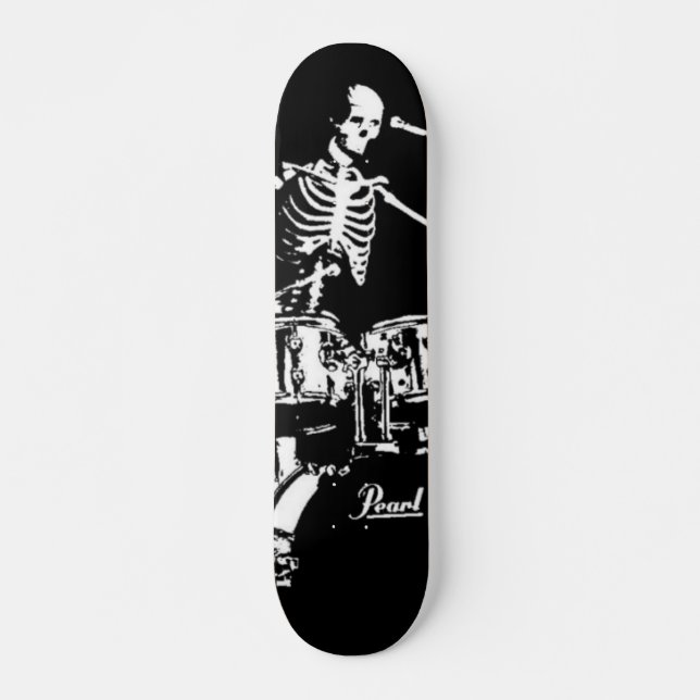 skeleton drum skate skateboard (Front)