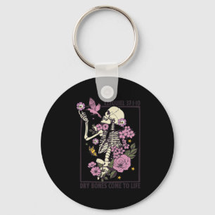 Skeleton Dry Bones Come To Life Christian Hallowee Key Ring