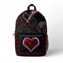 Skeleton Emo Lovers With Heart