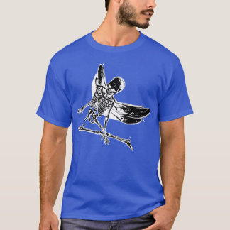Skeleton Fairy Grunge Fairycore Aesthetic Gothic C T-Shirt