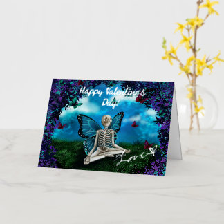 Skeleton Fairy- Valentine's Card
