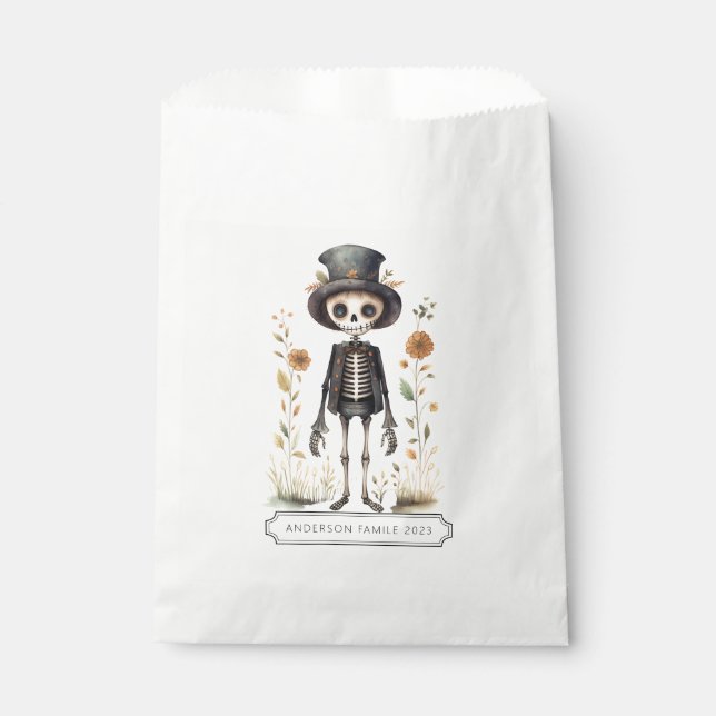 Skeleton Favour Bag (Front)