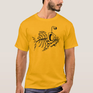 skeleton fish bones T-Shirt