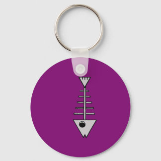 Skeleton Fish Key Ring