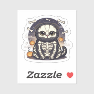 Skeleton Fold – Cute Scottish Fold Skeleton Cat 
