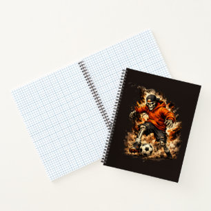 Skeleton Football Player Streetwear Cartoon – Dyna Notebook