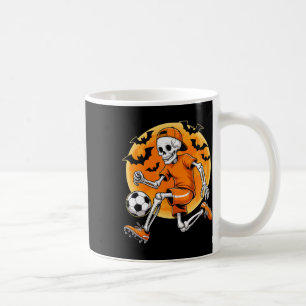 Skeleton Footll Men Boys Kids Halloween Soccer Cos Coffee Mug