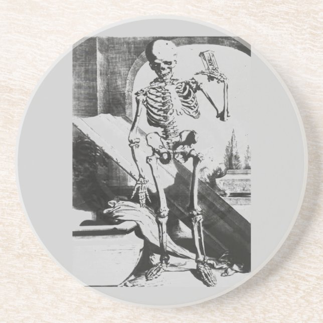 Skeleton from Anatomia Humani Corporis Coaster (Front)