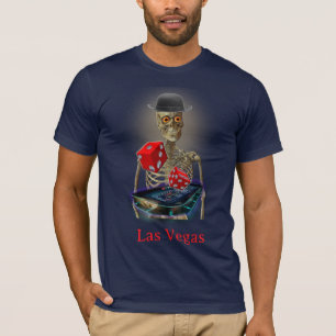 Skeleton Funny Las Vegas T-Shirt