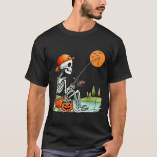 Skeleton Girl Drinking Coffee Peace Sign Graphic F T-Shirt