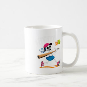 Skeleton Girl Hit It Softll Halloween Costume  Coffee Mug
