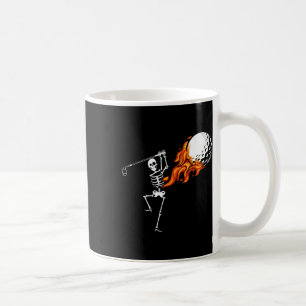 Skeleton Golf Funny Halloween Costume Golfing Spor Coffee Mug