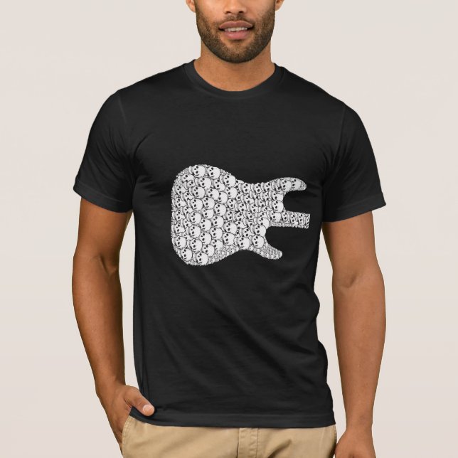 Skeleton Guitar_Front and Back T-Shirt (Front)