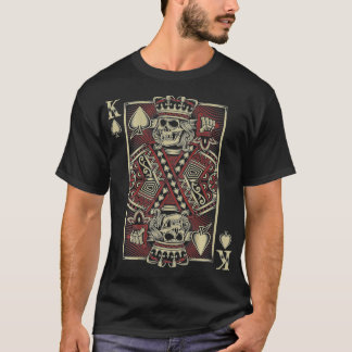 Skeleton Guitar Player Motorcycle  Biker Music Pok T-Shirt