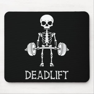 Skeleton Gym Weight Lifting Workout Fitness  Mouse Pad